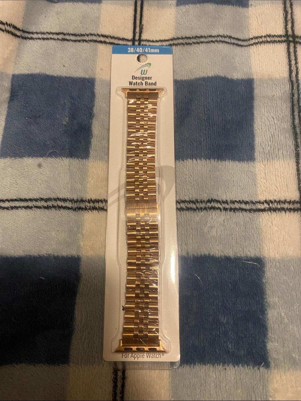 Gold Stainless Steel Watch Band for 38/40/41mm Apple Watch